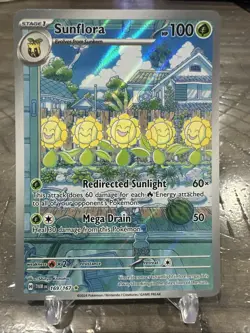 Sunflora 169/167 Illustration Rare Holo NM Pokemon SV06: Twilight Masquerade - Image 1