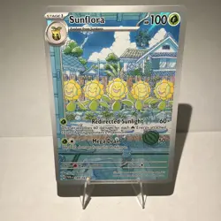 Sunflora 169/167 Pokemon TCG Sv06: Twilight Masquerade Illustration Rare NM - Image 1