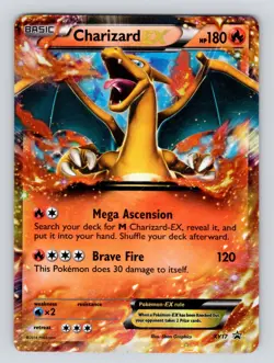 Charizard EX XY17 - Black Star Promo - Holo Rare Pokemon Card (2016) MP - Image 1