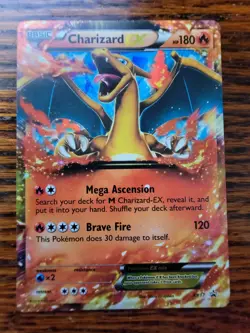 Charizard EX XY17 - Black Star Promo - Holo Rare Pokemon Card (2016) MP! - Image 1