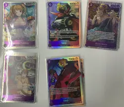 4X Charlotte Pudding PRB02-010 SR ONE PIECE Card The Best 2 Sanji Maria Franky - Image 1