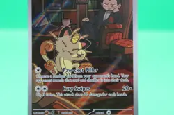 2025 Pokemon SV Destined Rivals DRI EN Team Rocket's Meowth #203/182 - Image 3