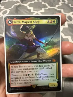 Terra, Magical Adept Esper Terra - Extended Art - Foil Final Fantasy w/sleeve - Image 1