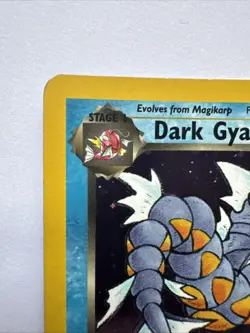 Pokemon TCG Dark Gyarados Holo Card Team Rocket Set 8/82 Vintage LP - Image 2