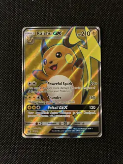 Pokemon TCG Raichu GX SM90 Black Star Promo Card NM Condition - Image 1