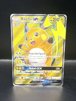 Pokemon TCG Raichu GX Black Star Promo SM90 Holo Card NM Condition - Image 2