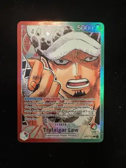 Trafalgar Law Parallel OP01-002 Alt Art Leader One Piece English Romance Dawn 🔥 - Image 1