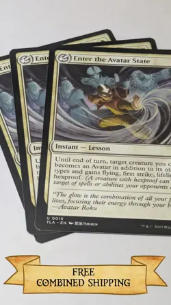 3x Enter the Avatar State Avatar: The Last Airbender Regular - Image 1