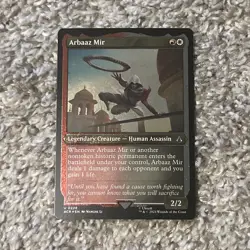 MTG - Arbaaz Mir Foil Etched Assassin's Creed Etched Foil U 226 NM - Image 1