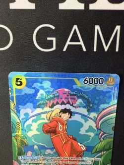 OP07-109 Monkey.D.Luffy : Treasure Rare Alternative Art English One Piece NM - Image 3