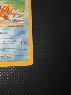 Pokemon TCG 1st Edition Base Set Shadowless Magikarp 35/102 - Image 4