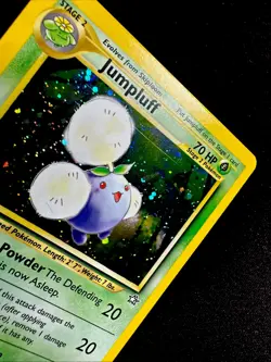 Jumpluff Holo 7/111 NM Neo Genesis Rare WOTC Pokemon Card TCG Near Min - Image 2