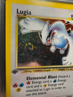 2000 POKEMON NEO GENESIS LUGIA HOLO 1ST EDITION PSA 5 CONNECTED DOUBLE SWIRL S - Image 2