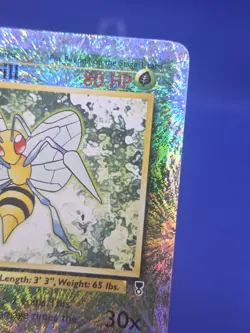 2002 Pokemon Legendary Collection Bedrill 20/110 Firework Reverse Holo CREASED - Image 5