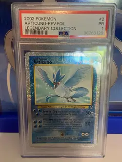 PSA 1 Reverse Holo Articuno Legendary Collection 2/110 Pop 45 - Image 1