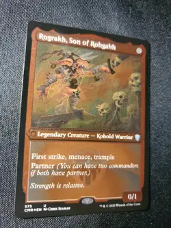 Rograkh, Son of Rohgahh NM Foil Etched Commander Legends MTG Magic MTG - Image 2