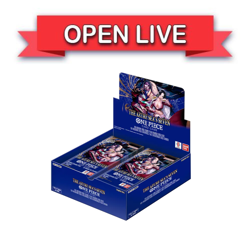 Open Live One Piece TCG The Azure Sea's Seven OP-14 Booster Box English Sealed - Image 1