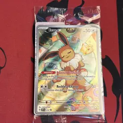 Pokemon TCG Eevee - SVP173 - Sealed Promo, English SV Black Star Promo NM Card - Image 1