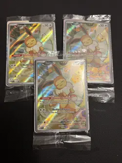 x3 Pokemon TCG Eevee SVP 173 Holo Black Star Promo Sealed NM - Image 2