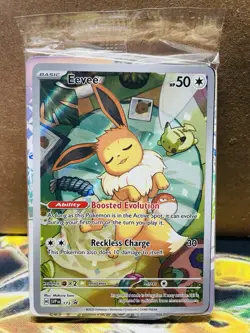 SEALED Pokemon Eevee SVP 173 Prismatic Evolutions Full Art Holo Black Star Promo - Image 1