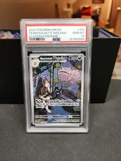 #199 Team Rocket's Weezing - 2025 Pokemon DRI EN-Destined Rivals IR - PSA 10 - Image 1