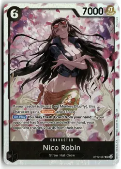 Nico Robin OP12-087 Legacy of the Master One Piece Foil NM - Image 1