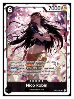 Nico Robin OP12-087 Super Rare Legacy of the Master One Piece Mint NM - Image 1