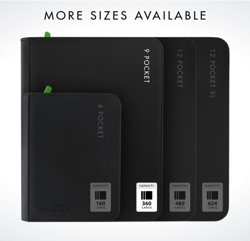 Vault X 9 Pocket Trading Card Binder, 360 Cards, Exo-Tec Zip Album, Side-Loading - Image 5