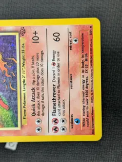 Flareon 3/64 - Jungle Unlimited Holo Rare Pokemon TCG MP - Image 5