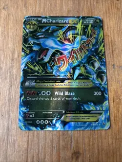 Pokemon Tcg Mega M Charizard EX 69/106 Flashfire Holo Full Art Pokemon Card XY - Image 1