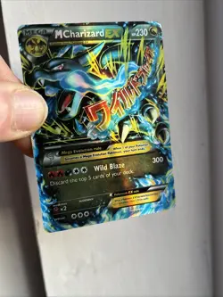 Pokemon Tcg Mega M Charizard EX 69/106 Flashfire Holo Full Art Pokemon Card XY - Image 3