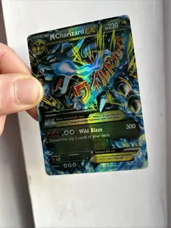 Pokemon Tcg Mega M Charizard EX 69/106 Flashfire Holo Full Art Pokemon Card XY - Image 4