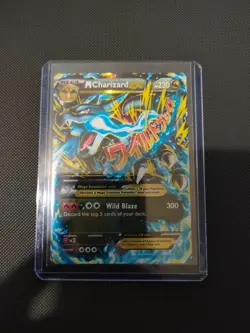 Mega M Charizard EX 69/106 - XY Flashfire Set Pokemon TCG Card - Black Char (MP) - Image 3