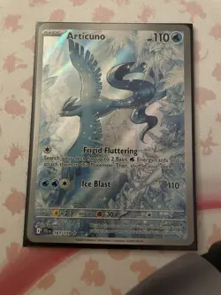 Articuno Journey Together Illustration Card 161/159 Near Mint Pokemon TCG - Image 1