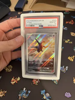 Pokemon TCG - Latios 203/191 - Surging Sparks - Illustration Rare - PSA 10 - Image 2