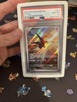 Pokemon TCG - Latios 203/191 - Surging Sparks - Illustration Rare - PSA 10 - Image 3