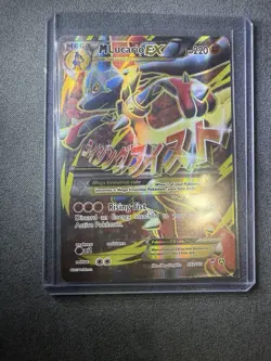 Pokemon TCG M Lucario EX 55a/111 Alternate Art Full Art Promo Card NM - Image 1