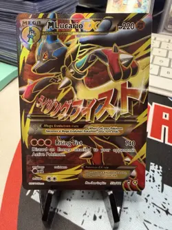 Pokemon TCG M Lucario EX 55a/111 Alternate Art Promo Card Near Mint! - Image 1