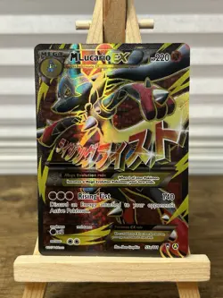 Pokemon TCG M Lucario EX 55a/111 Alternate Art Promo Card LP - NM - Image 1