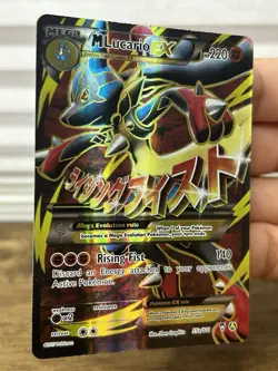 Pokemon TCG M Lucario EX 55a/111 Alternate Art Promo Card LP - NM - Image 5