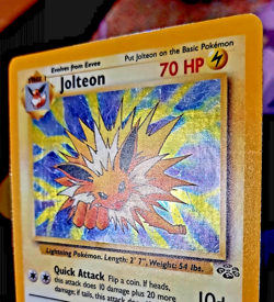 Pokemon Jolteon TCG Jungle 4/64 Holo Unlimited Rare Card LP - Image 3