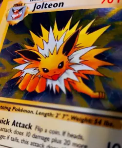 Pokemon Jolteon TCG Jungle 4/64 Holo Unlimited Rare Card LP - Image 4