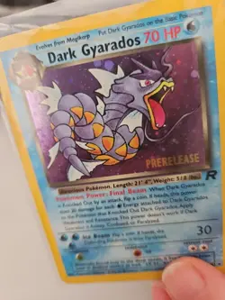 Pokemon Dark Gyarados TCG Holo Rare Card 8/82 Team Rocket Series PRERELEASE 1999 - Image 4