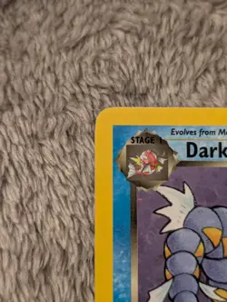 Pokemon Dark Gyarados Holo Rare Card 8/82 Team Rocket 1999-2000 WOTC - Image 2