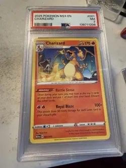 2025 POKEMON M24 EN-MCDONALD'S COLL #001 CHARIZARD PSA 7 - Image 1