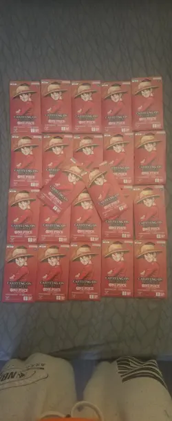 One Piece OP-13 Carrying On His Will Sealed Sleeved Booster Packs Lot Of 22 - Image 1