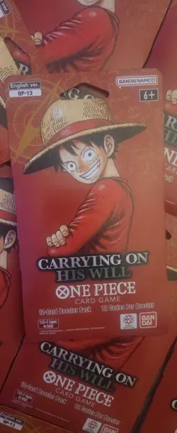 One Piece OP-13 Carrying On His Will Sealed Sleeved Booster Packs Lot Of 22 - Image 2