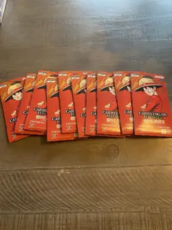 One Piece OP-13 Carrying on His Will Sleeved Booster Pack LOT of 10 Sealed NEW🔥 - Image 1