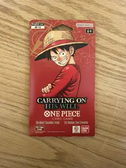 One Piece OP-13 Carrying on His Will Sleeved Booster Pack LOT of 10 Sealed NEW - Image 3
