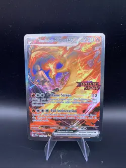 Team Rocket's Moltres ex Destined Rivals Stamped 229/182 NM Pokemon Card - Image 1